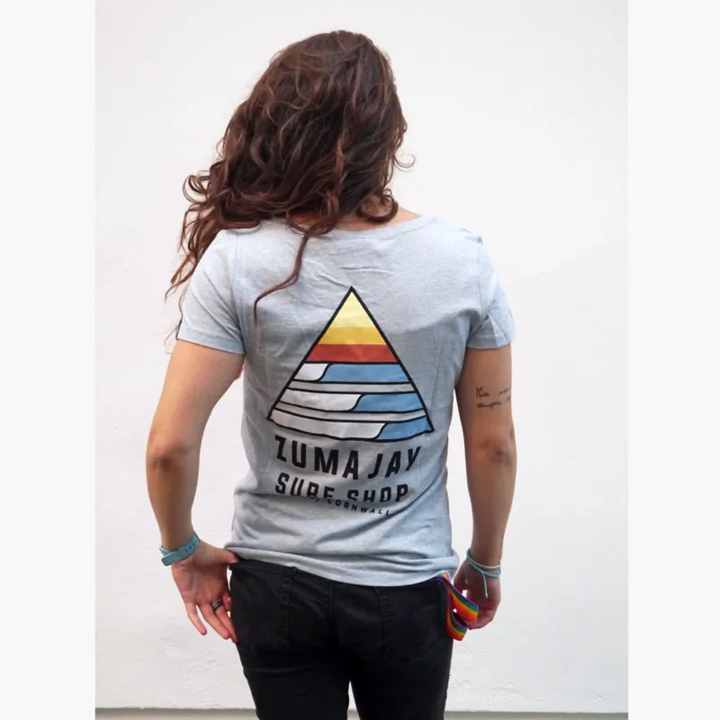 Zuma Jay Point Tee Heather Ice-1